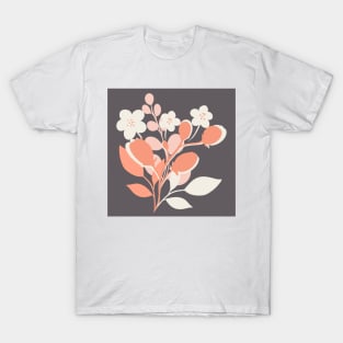 Modern floral bouquet print T-Shirt